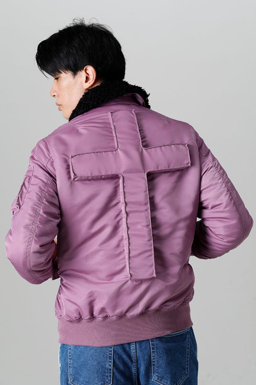 Cross Flight Jacket Lilac - PHENOMENON