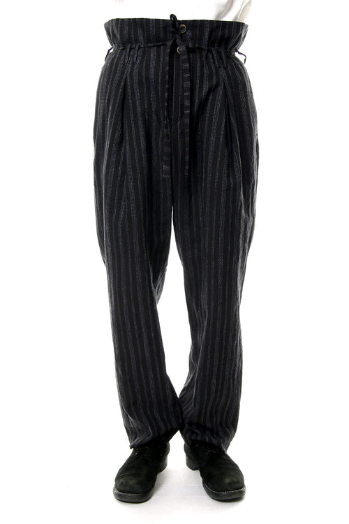 Pants Cotton Linen Uneven Dyed Yarn Dobby Cloth PA83-CLI24 - individual sentiments - インディヴィジュアルセンチメンツ