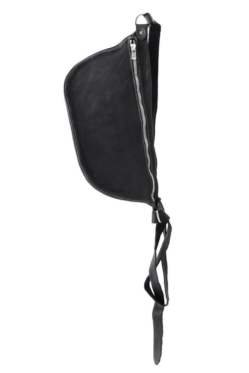 Body Bag Soft Horse Full Grain - Q10 - BLACK - Guidi