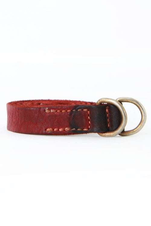 Bison Leather Belt - Guidi - グイディ