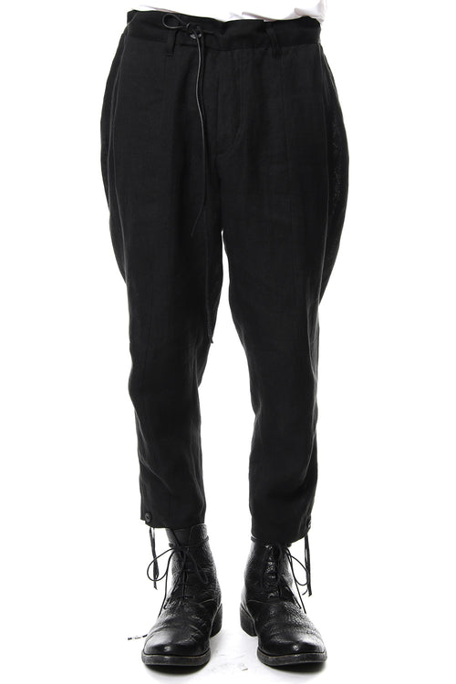 Linen tack tapered cropped pants - ST107-0049S - D.HYGEN