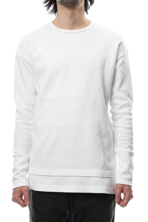 Double Face Layered L/S  RB-010 White - RIPVANWINKLE