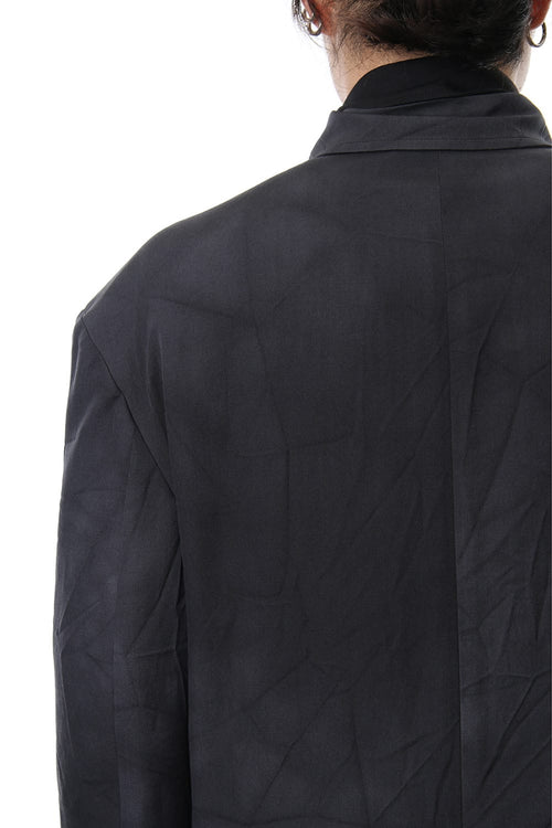 2 layer double jacket face embroidery - Yohji Yamamoto - ヨウジヤマモト