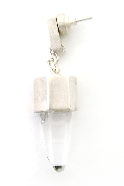 Talisman Dangle Earring (Tiny Lemurian) - Parts of Four