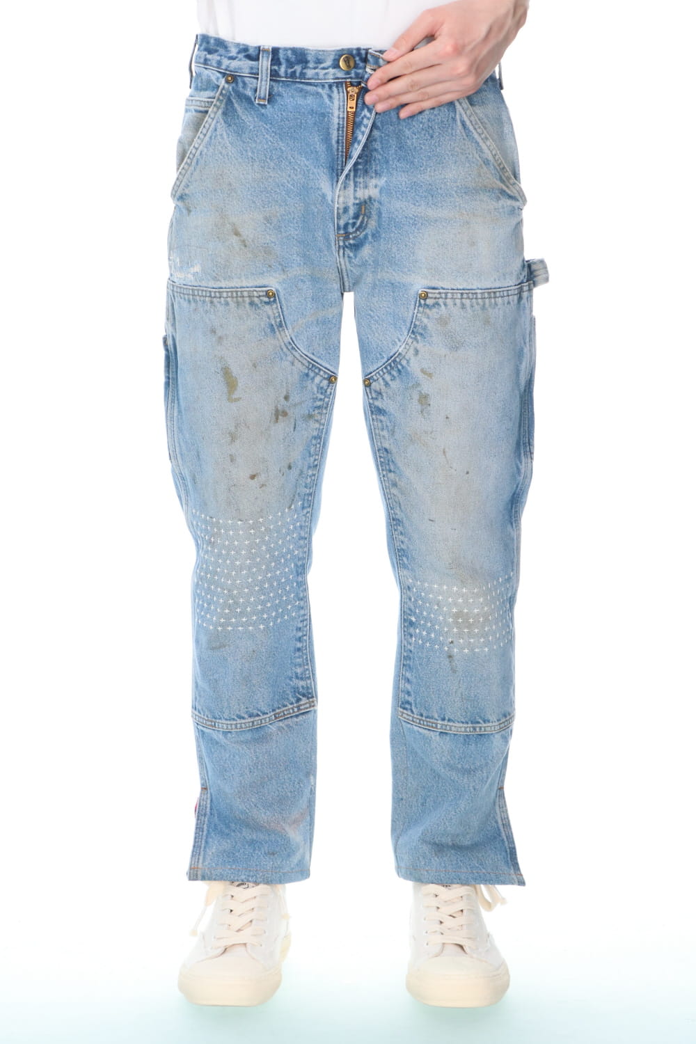 REWORKED PAINTER DENIM PANTS