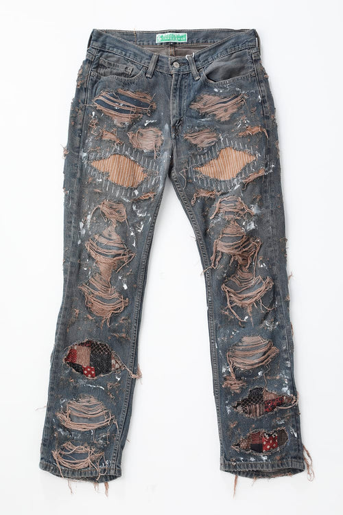 REWORKED DAMAGE PANTS - INNOCENCE NY