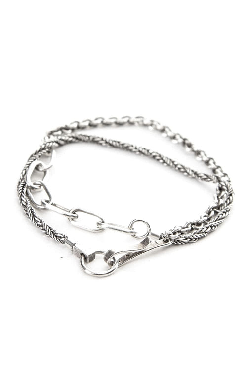 Triple Combination Chain Bracelet - io-02-081 - iolom - イオロム