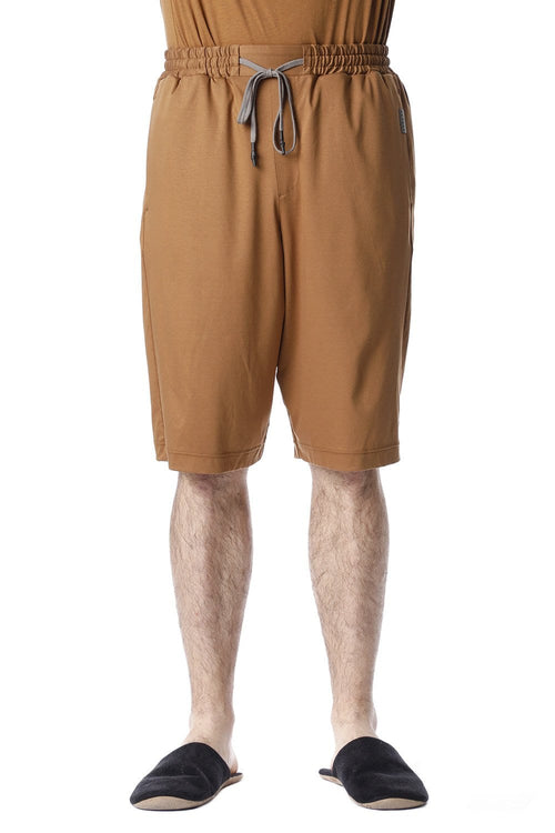 Classic Short Pants Camel for men - H.R 6 - エイチ アール シックス