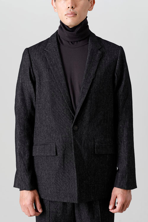Jacket Shetland wool / linen - DEVOA