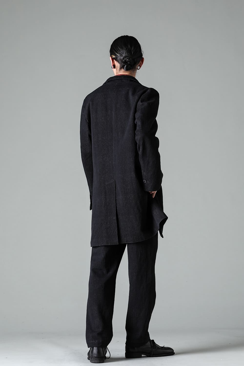 NOUSAN 23-24AW  - johann-long Peaked Lapel Semi Long Jacket 2-005