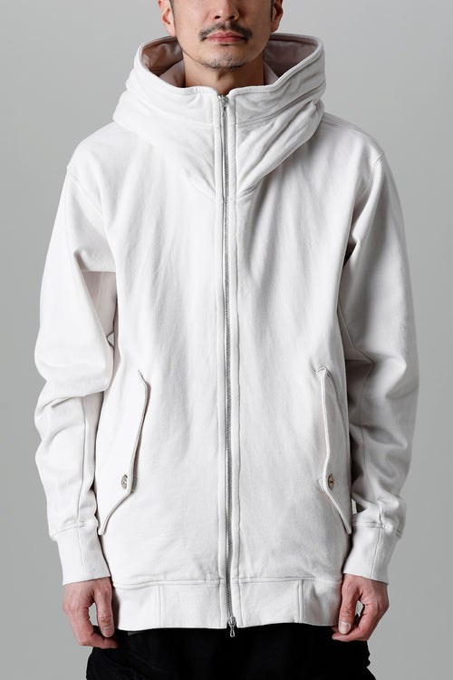 Front Zip Sweat Hoodie Plaster - JULIUS