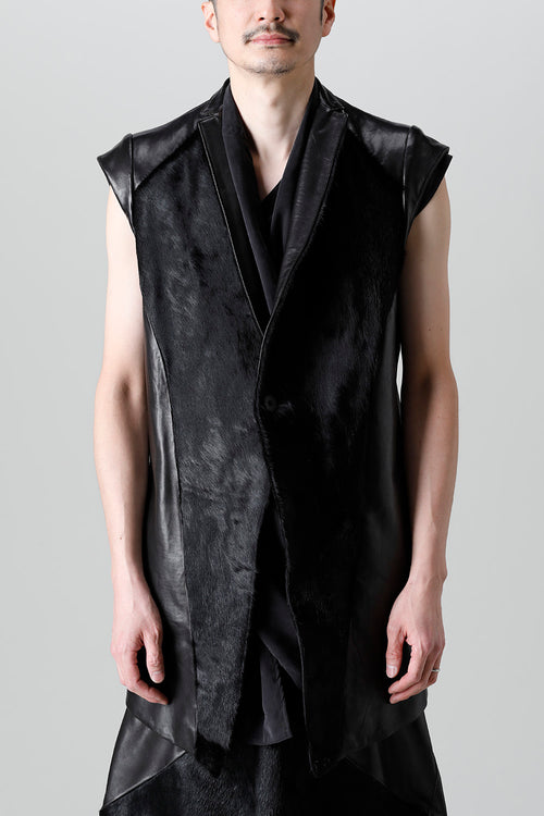 Lamb Skin / Cow Hair Vest - JULIUS