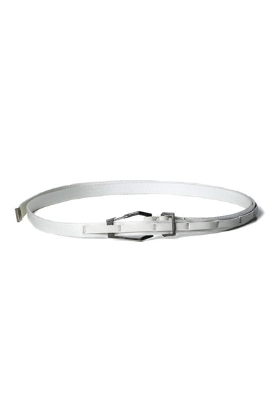 Nylon Tape Carabiner Belt Off White - JULIUS