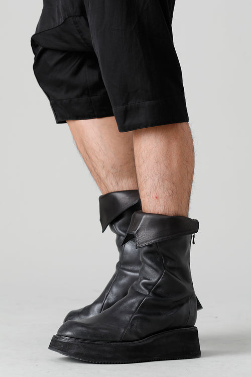 Cow Leather Urban Long Boots - JULIUS