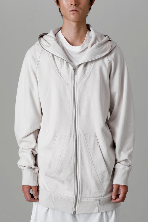 Front Zip Sweat Hoodie Plaster - JULIUS