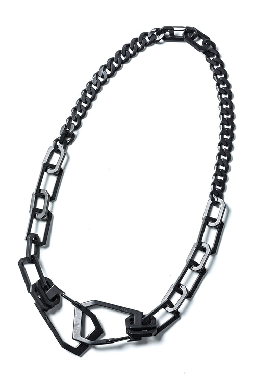 Chain Necklace Black - JULIUS