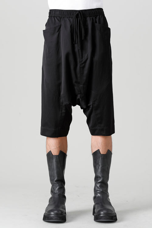 Cupro/Cotton/Linen Satin Sarouel Shorts - JULIUS