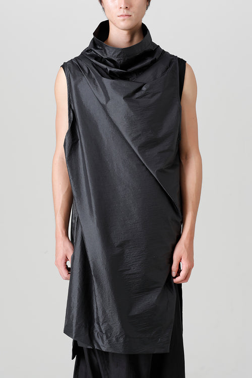 Coated Nylon Taffeta Sleeveless Pullover - JULIUS