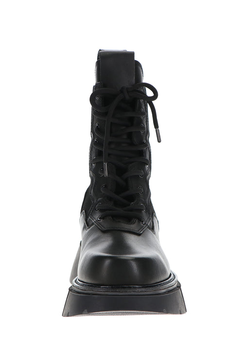 Side gore Military Sneakers Black - JULIUS