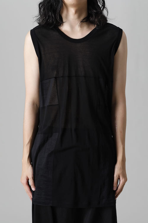 Cotton Sheer Jersey No Sleeve Cutsewn - JULIUS