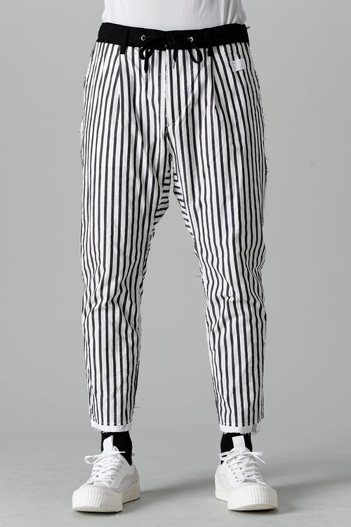 Striped Ankle Pants - ASKyy