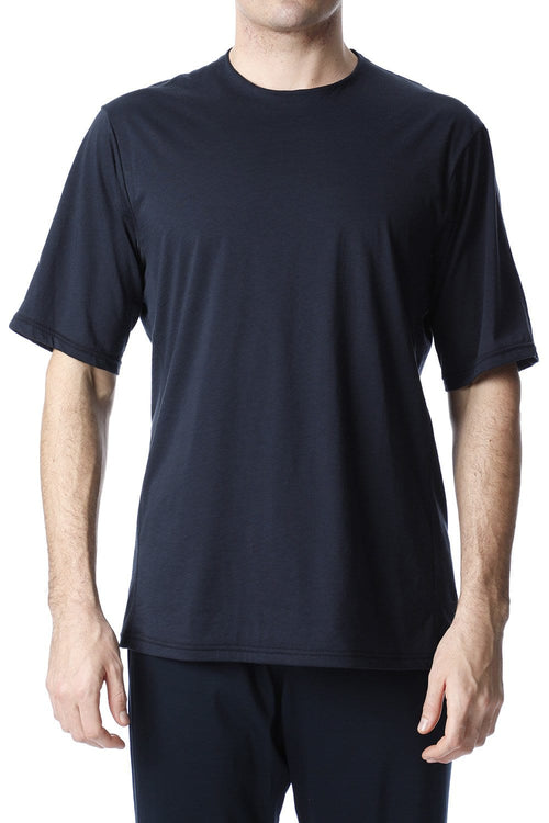 Classic Short sleeve Dark Navy for men - H.R 6