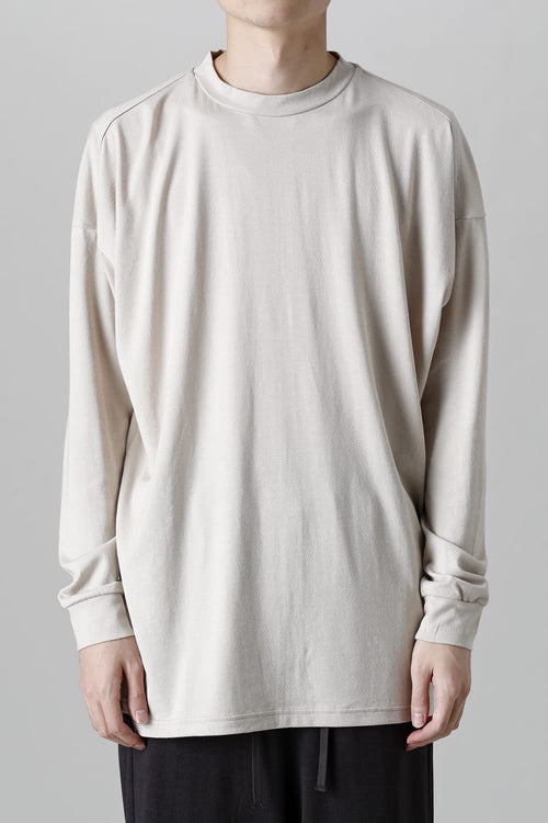 Dolman Sleeve Long Sleeve White Gray - H.R 6