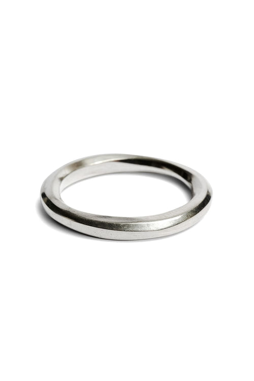 Ring Classic Round Hammered - WERKSTATT:MÜNCHEN