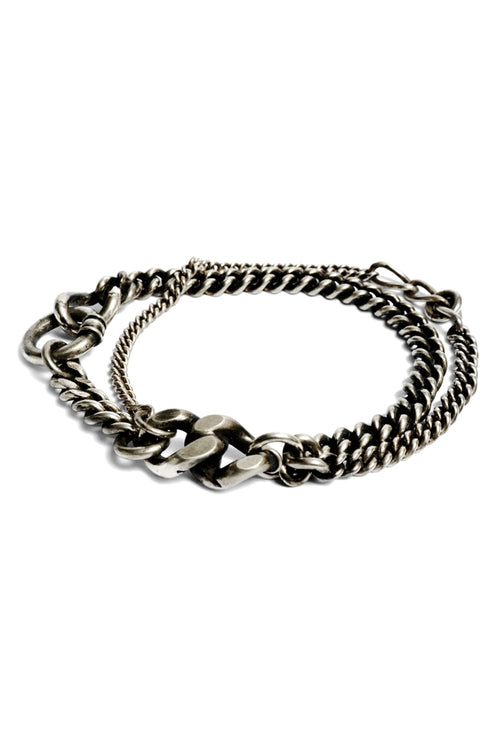 Bracelet Two Chains Ring - WERKSTATT:MÜNCHEN