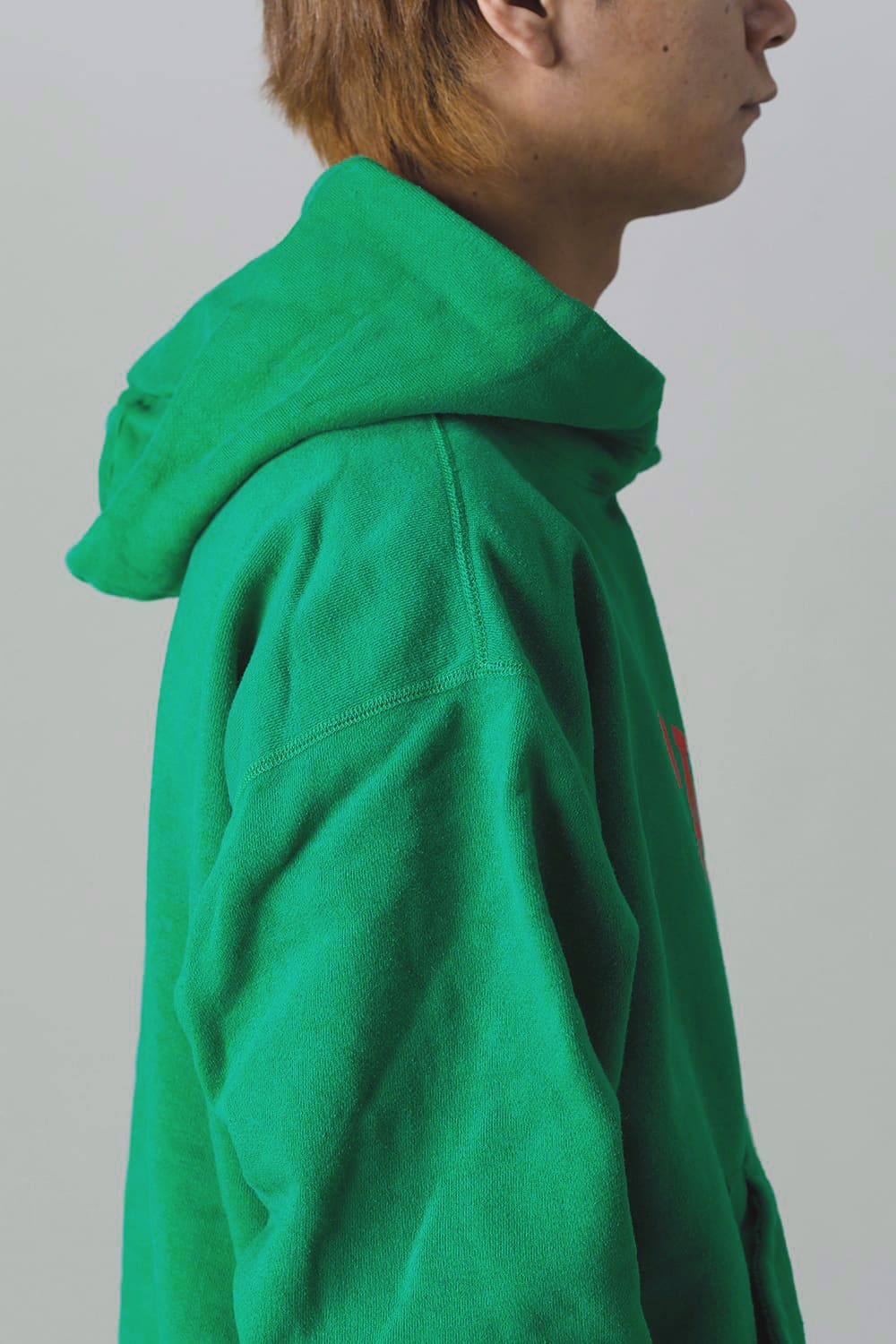 SM-S22-0000-044 | SAINT Logo hoodie Green | SAINT Mxxxxxx | Online 