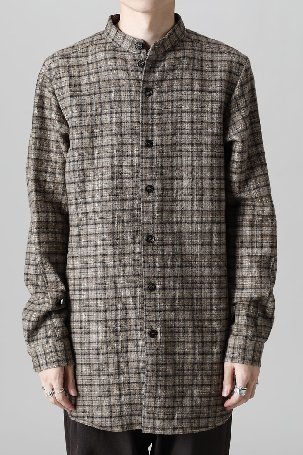 DEVOA 21-22 AW Virgin Wool/Canapa Check Shirt Style - FASCINATE BLOG