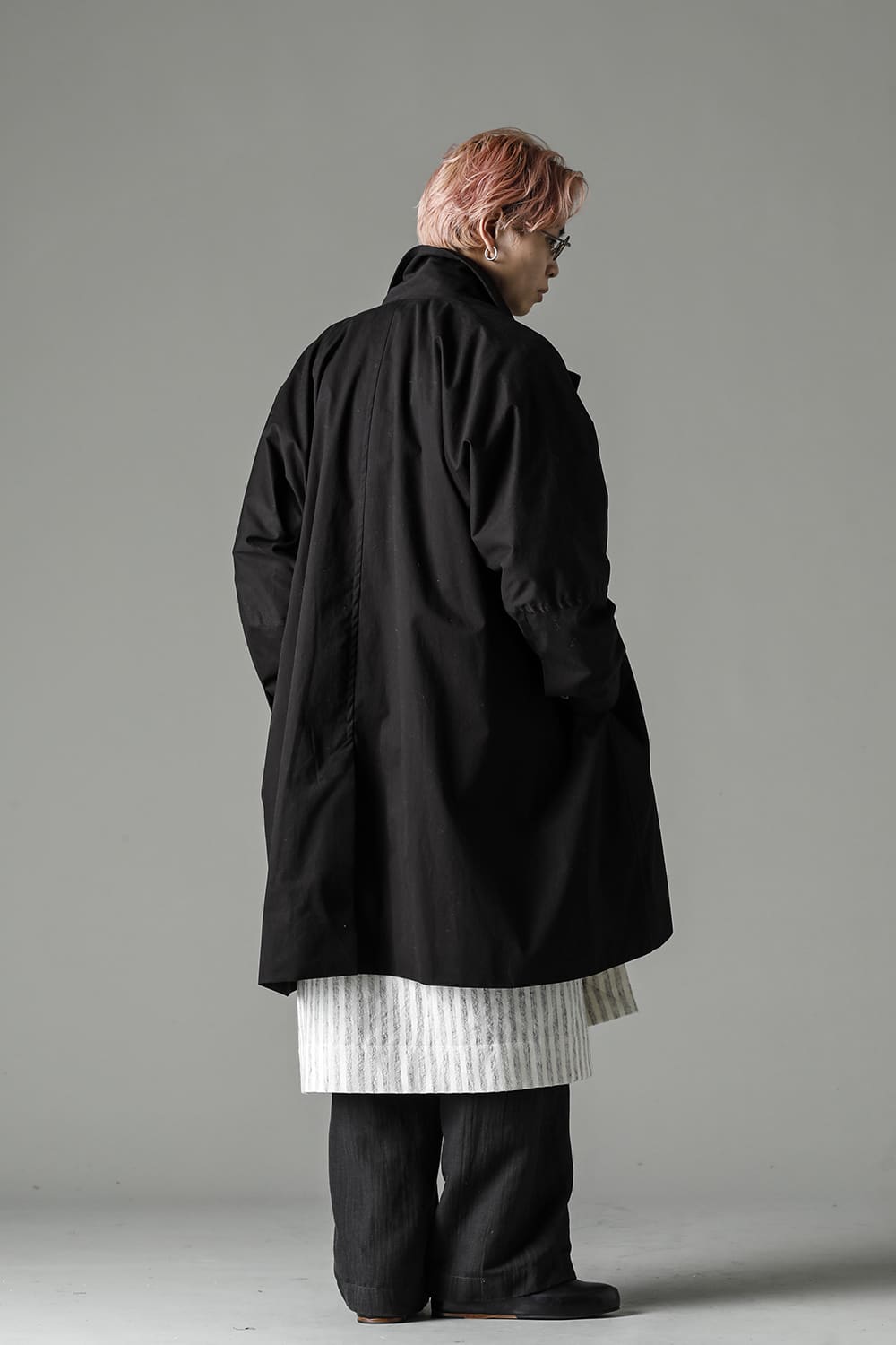 COAT#27 | コート#27 ブラック コーティング ツイル | JAN-JAN VAN