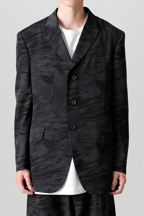 Hawk And Wave Discharge Peaked Jacket - Yohji Yamamoto