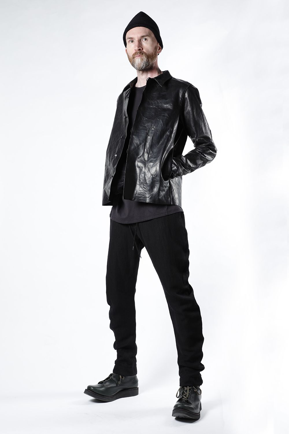 leather-jacket-baby-buffalo-leather-black レザージャケット ベビー