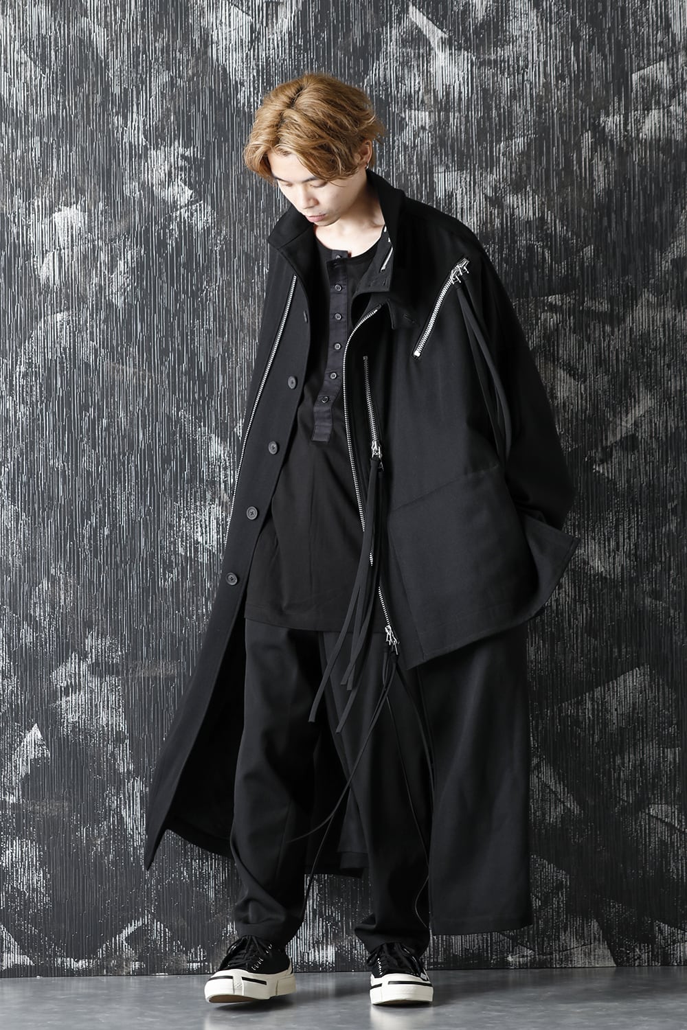 army-gabardine-chain-fastener-coat | アーミー ギャバジン チェーン 