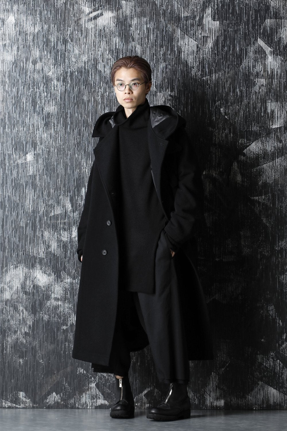 k-5bw-hooded-coat | K-5BW フーデッド コート | Yohji Yamamoto 