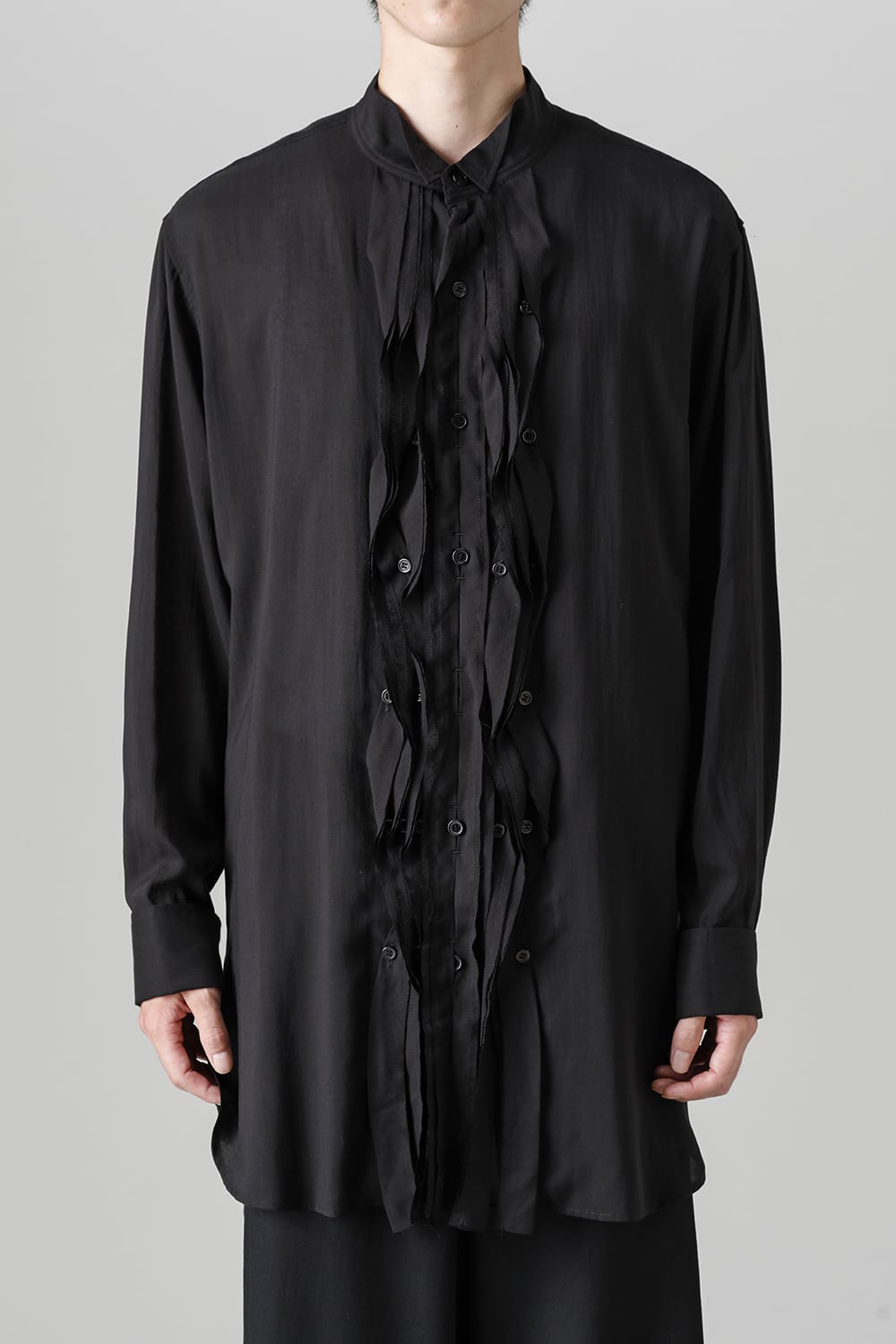 yohji yamamoto ヨウジヤマモト フリルブラウスシャツ