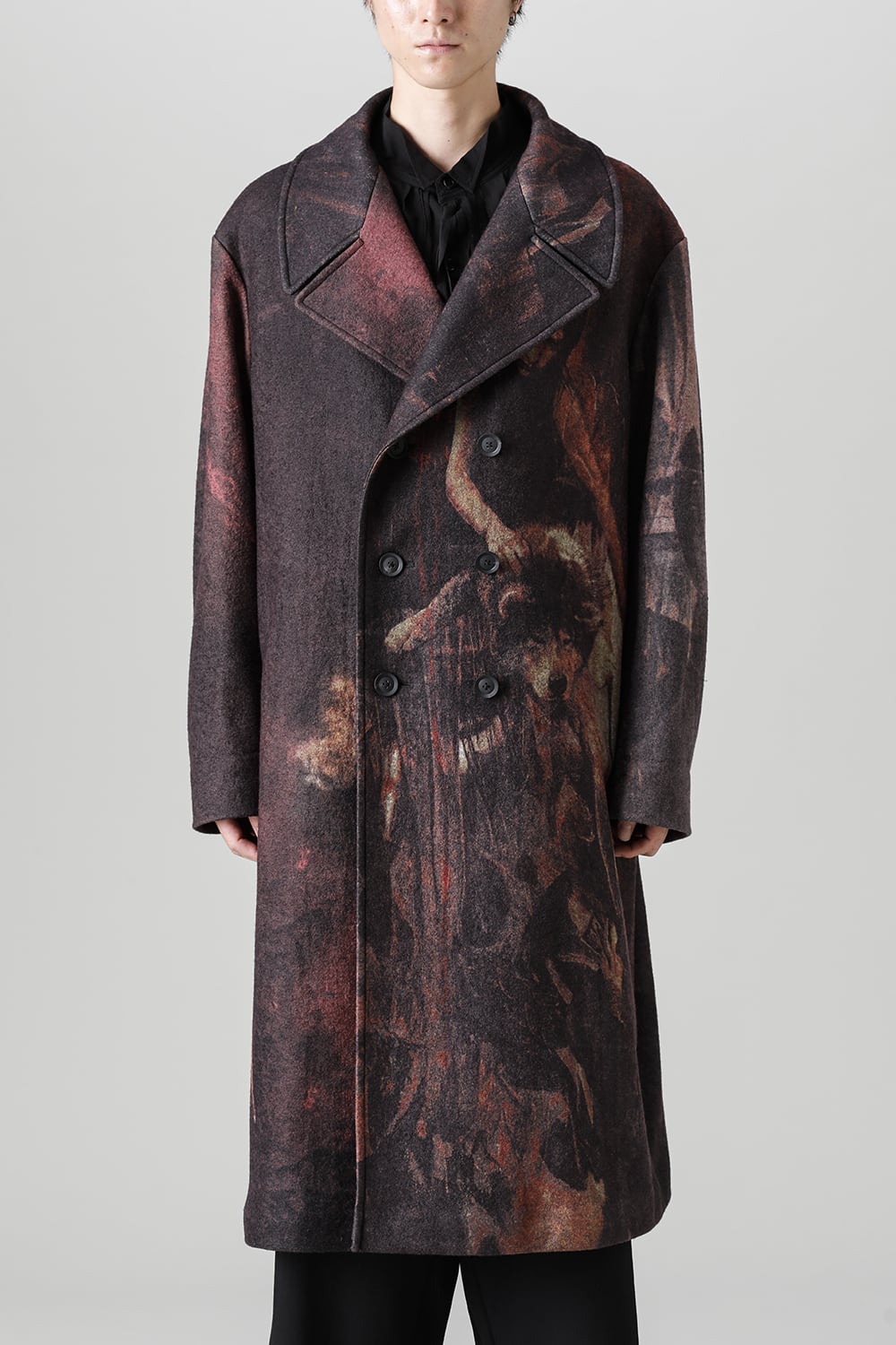 Yohji Yamamoto 22-23AW ZDZISLAW BEKSINSKI Print Coat Style