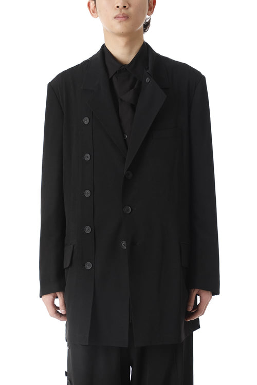 Right body Button Tuxedo cloth Jacket - Yohji Yamamoto