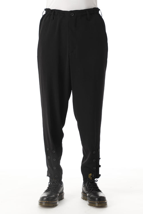 Hem ITTEKOI Tuxedo cloth Pants - Yohji Yamamoto