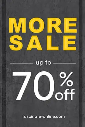 [Sale Information] MORE Sale starts now! Up to 70% off on eligible items!