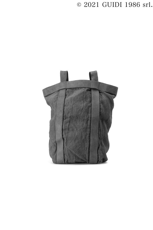 NBP01 - Leather and Linen Backpack - Guidi