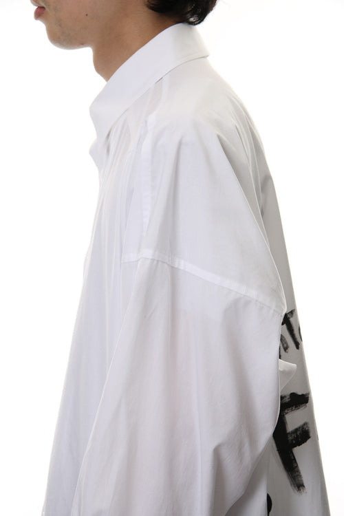 Spare collar FEMME Yohji Yamamoto Art Long shirts - White - B Yohji Yamamoto