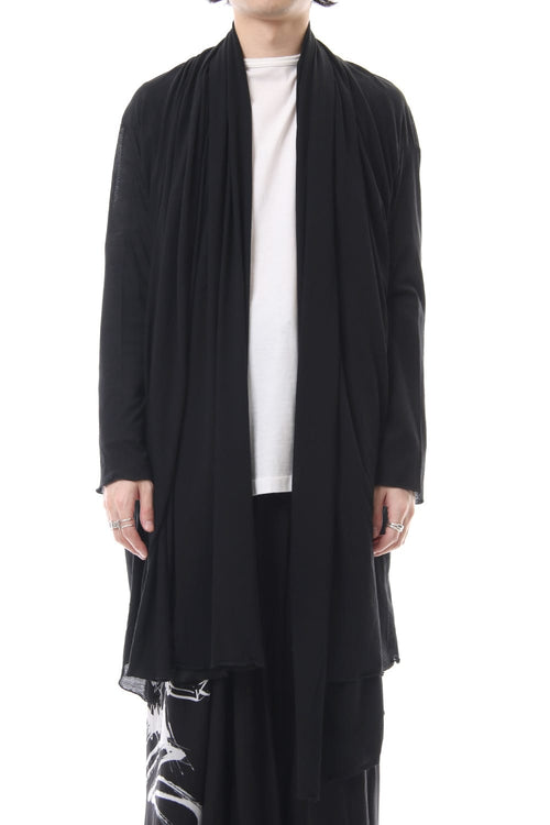 Stole Collar Cardigan  - B Yohji Yamamoto - ビー ヨウジヤマモト