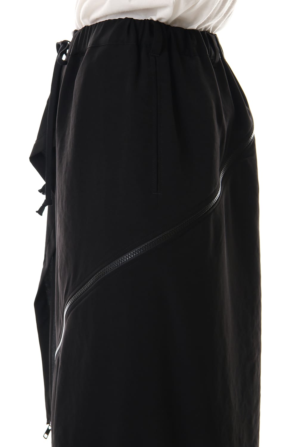 nn-p56-500 | デシン ファブリック ダブル ファスナー スカート パンツ ...