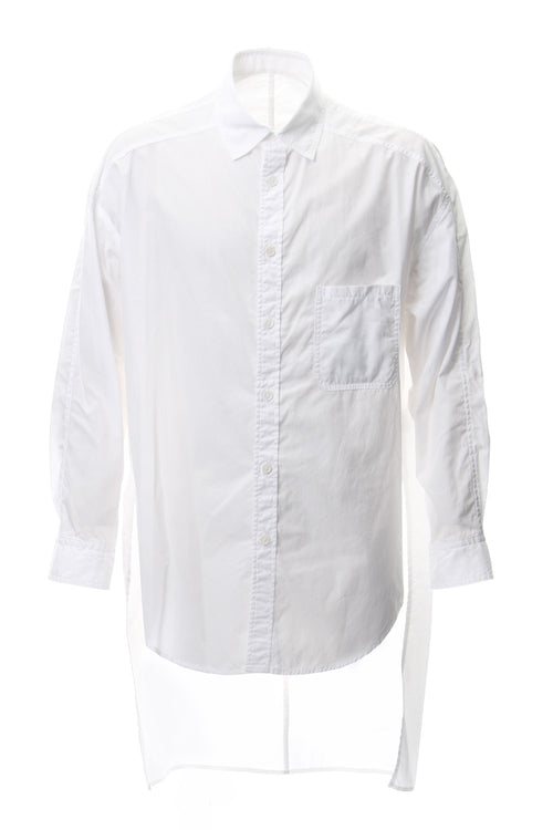 Shirts Cut Shirts White - B Yohji Yamamoto