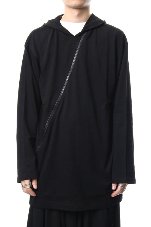 Fastener Hood T-Shirts  NV-T62-075 - B Yohji Yamamoto - ビー ヨウジヤマモト