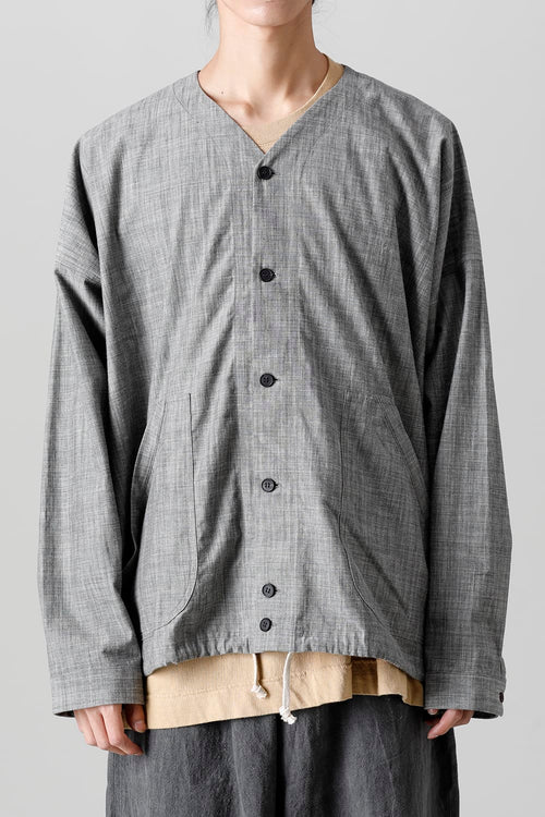 COVERALL SHIRT GREY SUMI Chambrey - O PROJECT