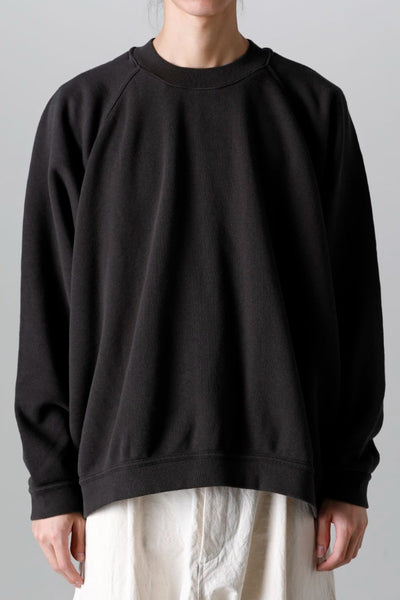 CREW NECK SWEAT BLACK - O PROJECT