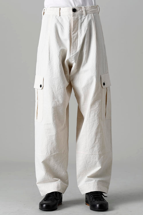 CARGO TROUSERS KINARI Fine Canvas - O PROJECT